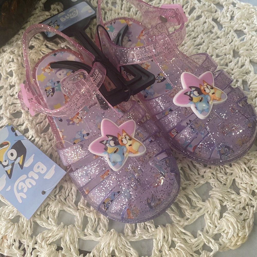 Kids Glitter Sandals bluey - Pink